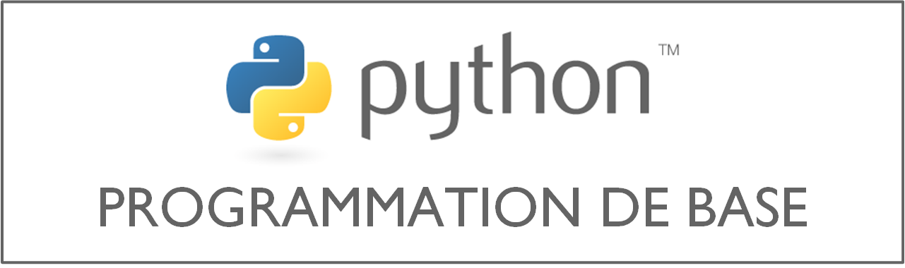 Programmation de base, logo Pyhton